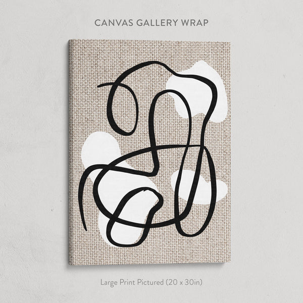 Abstract Lines Print