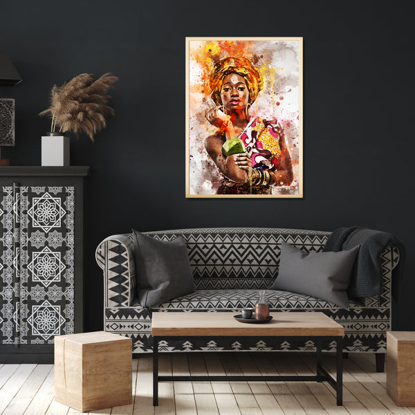 African Queen Print