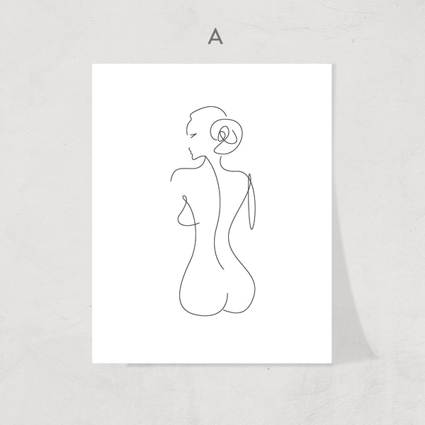 Femme Figure Print