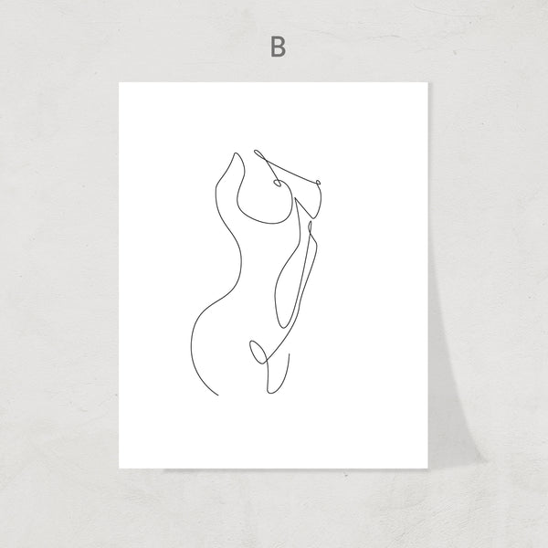 Femme Figure Print