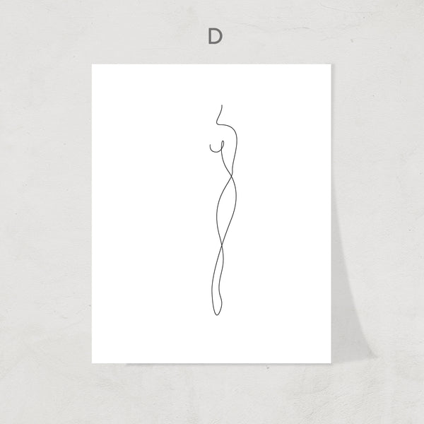 Femme Figure Print