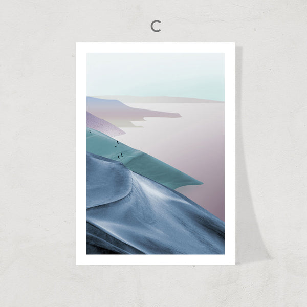 Frozen Pastel Print
