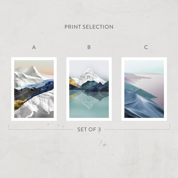 Frozen Pastel Print