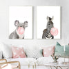 Pink Bubble Gum Print