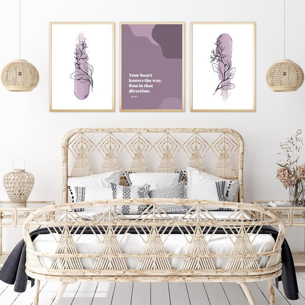 Lavender Eucalyptus Print