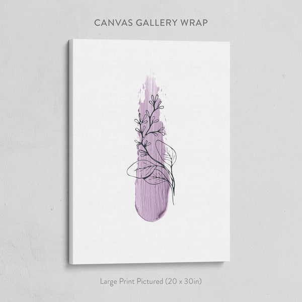 Lavender Eucalyptus Print