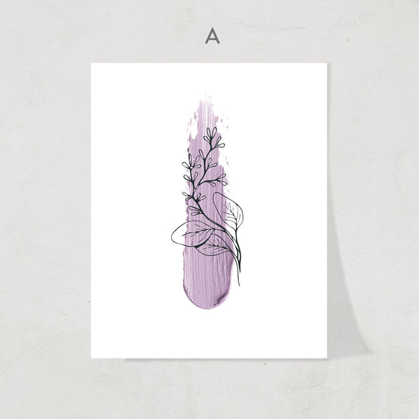 Lavender Eucalyptus Print