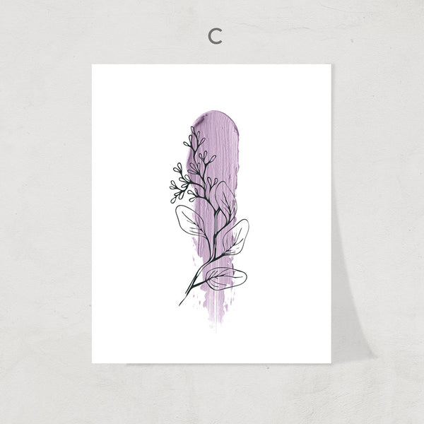 Lavender Eucalyptus Print