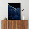 Navy Stroke Print