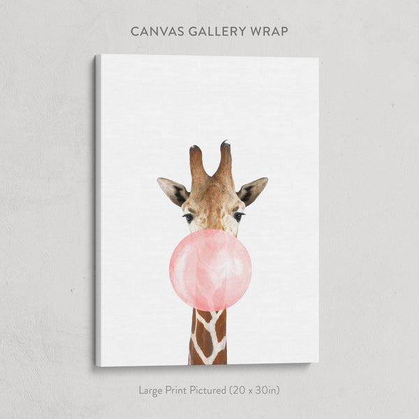 Pink Bubble Gum Print
