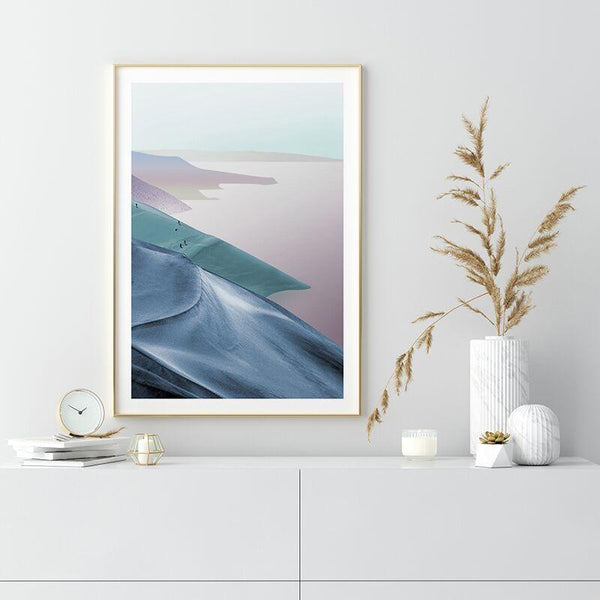 Frozen Pastel Print