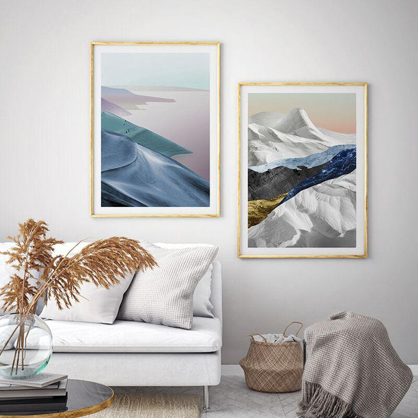 Frozen Pastel Print