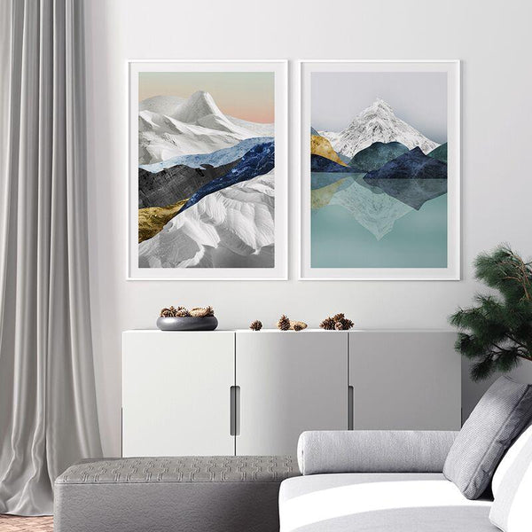 Frozen Pastel Print