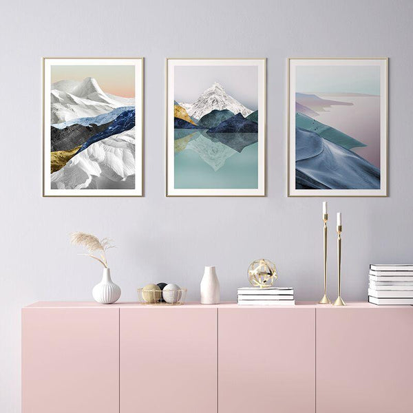 Frozen Pastel Print