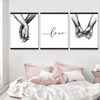 Lover Collection - Canvas Print Black Magnetic Frame
