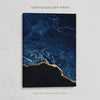 Navy Stroke Print