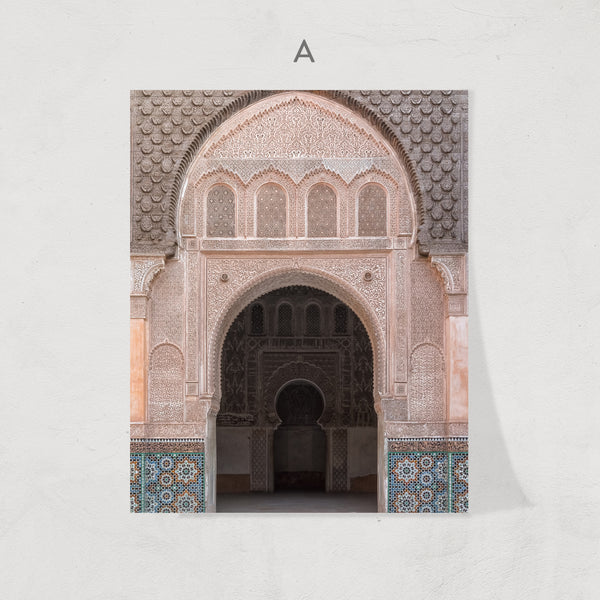 Moroccan Blues Print