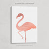 Rose Gold Flamingo Print