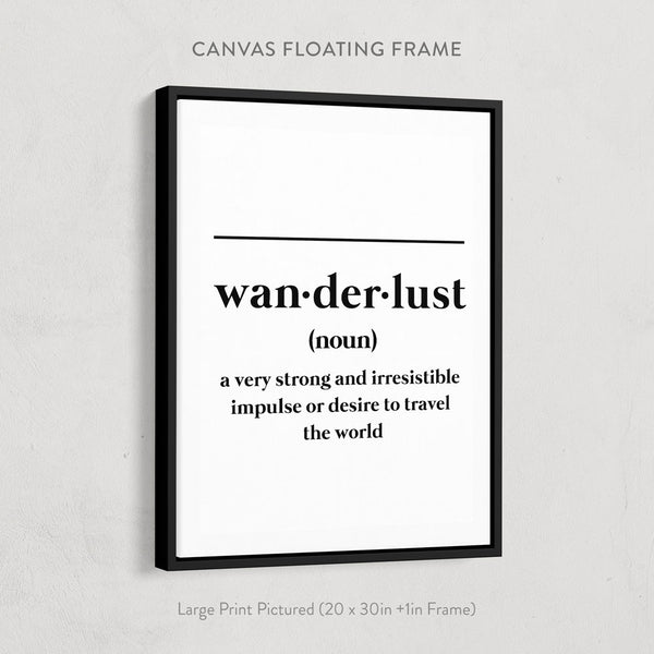 Wanderlust Definition Print