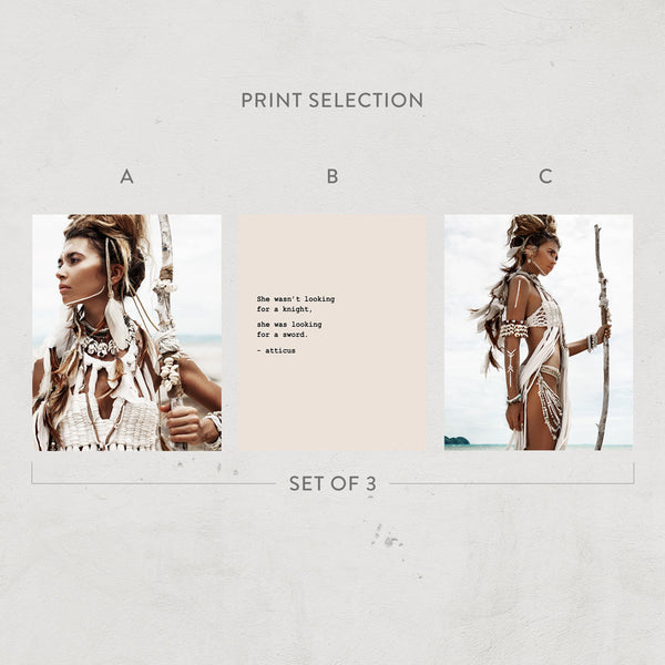 Warrior Woman Prints