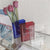 Transparent acrylic book vase, living room, hydroponic flower arrangement vase, European style porch decoration