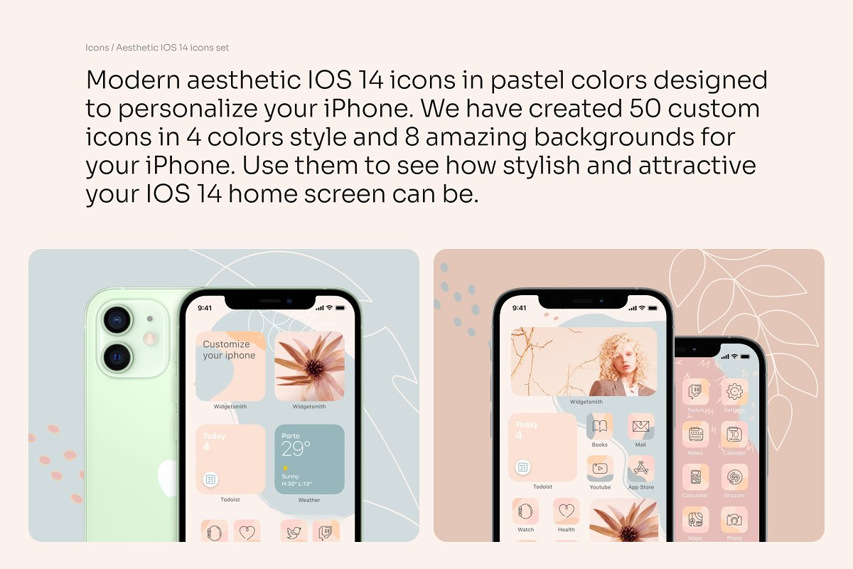 Cute Aesthetic - iOS 14 Icons