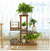 Four Tier Wooden Plant Stand