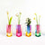 Simple Nordic Ins Acrylic Vase Square Column Glass Bubble Vase