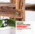 Wooden Succulent Flower Pot Shelf