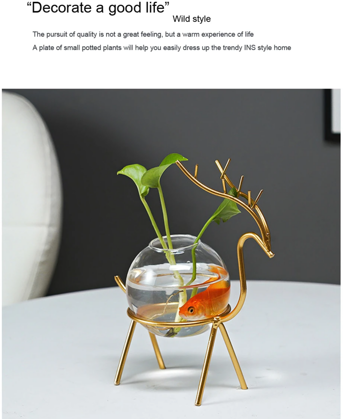 Desktop Hydroponic Vase