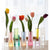 Simple Nordic Ins Acrylic Vase Square Column Glass Bubble Vase