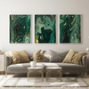 Emerald Marble Print