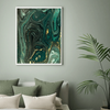 Emerald Marble Print