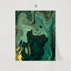 Emerald Marble Print