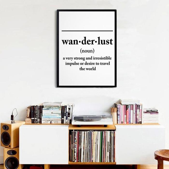 Wanderlust Definition Print