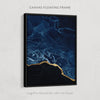 Navy Stroke Print