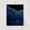 Navy Stroke Print