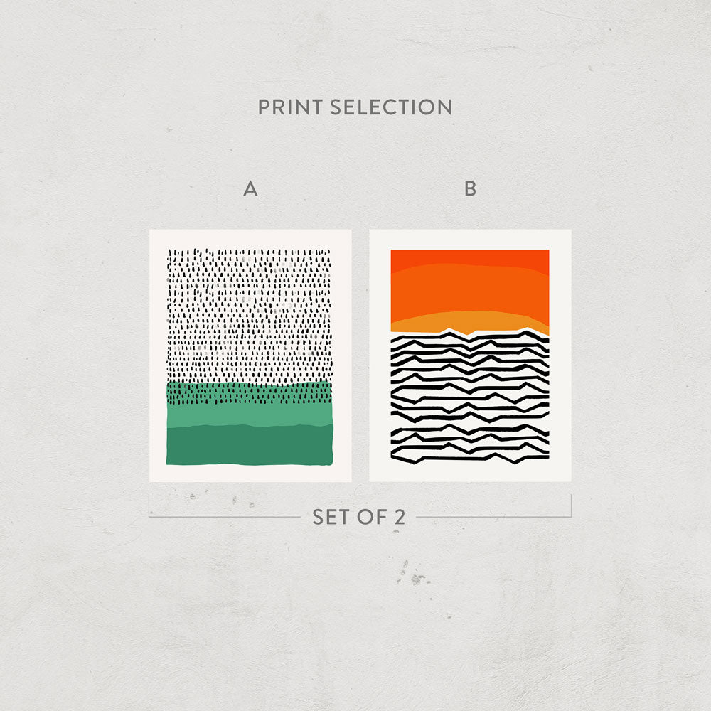 Nordic Abstract Print Collection – Nomadic Fabrics