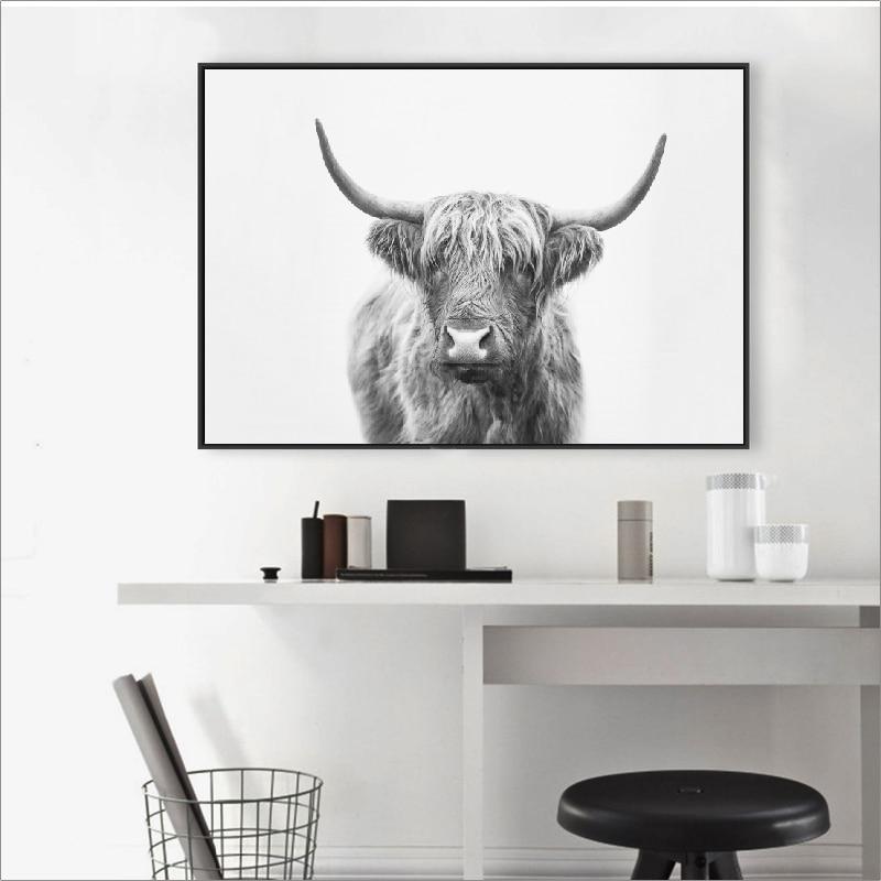 Nordic Bull Print