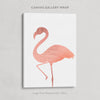 Rose Gold Flamingo Print